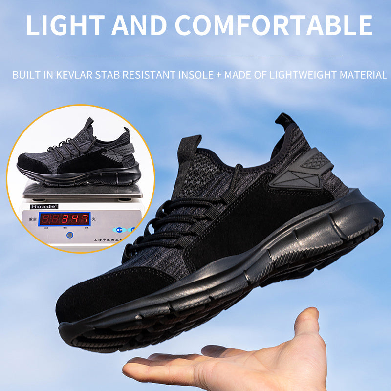 Labor Insurance Shoes Men's Anti-Smashing And Anti-Piercing Summer Breathable Steel-Toed Work Shoes Protective Shoes