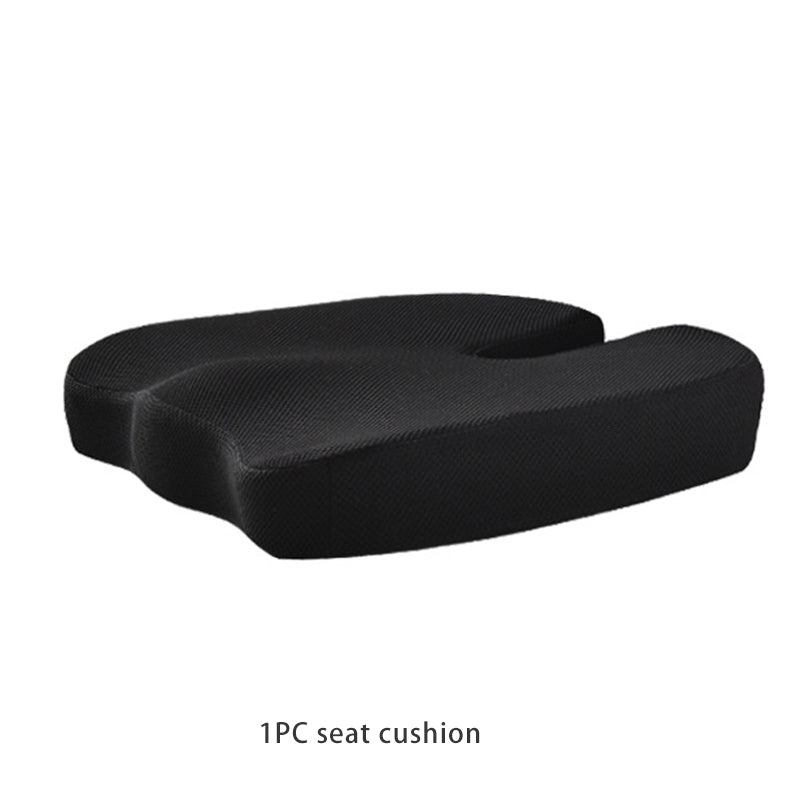 Summer Office Cushion Lumbar Back Support One Set Of Sedentary Gods Memory Foam Seat Cushion Chair Pad