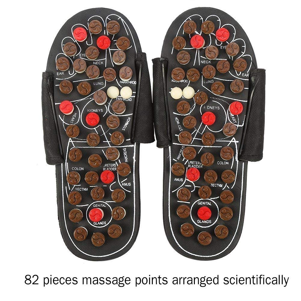 Foot Massage Slippers Acupuncture Therapy Massager Shoes For Foot Acupoint Activating Reflexology Feet Care Massageador Sandal