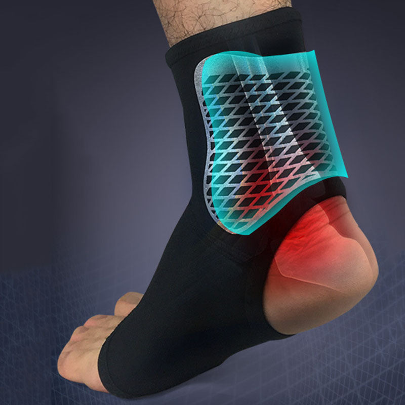 1pcs Ankle Support Compression Strap Achilles Tendon Brace Sprain Protect Ankle Brace Support Pad Adjustable Ankle Protector Football