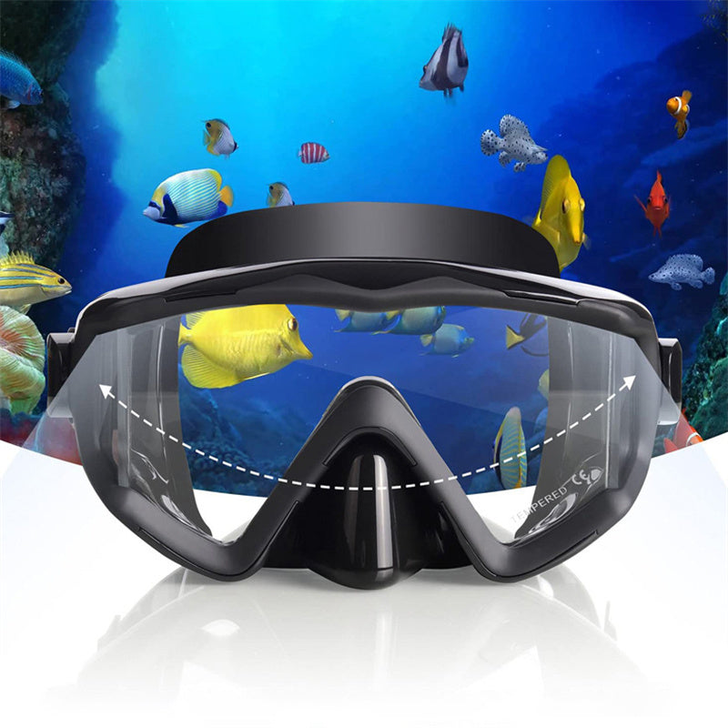 Three-Sided Diving Goggles Freediving Deep Diving Swimming Goggles