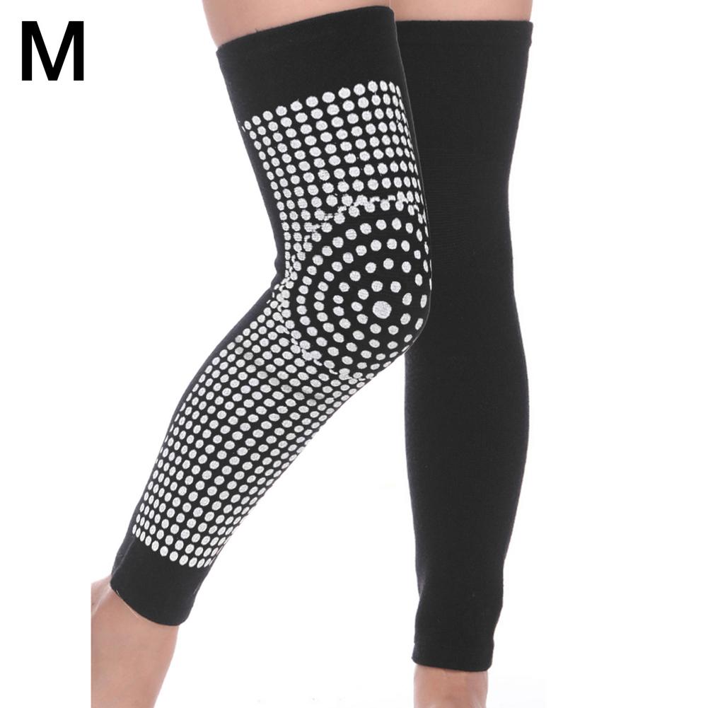 1 Pair Dot Matrix Self Heating Knee Pads Brace Sports Kneepad Tourmaline Knee Support