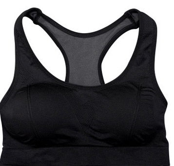 Women sport Bras  Sexy Seamless Yoga Shirts Sport Bra Top Comfortable Bra Push Up for Sports Sleep Fitness Clothing 5 color