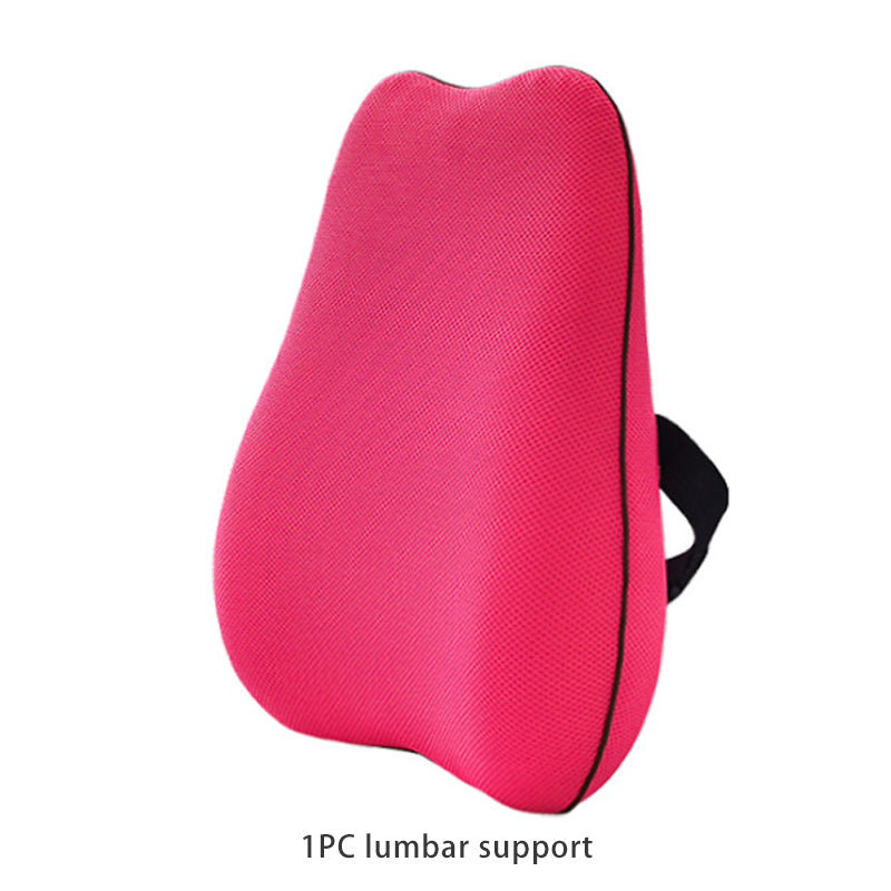 Summer Office Cushion Lumbar Back Support One Set Of Sedentary Gods Memory Foam Seat Cushion Chair Pad