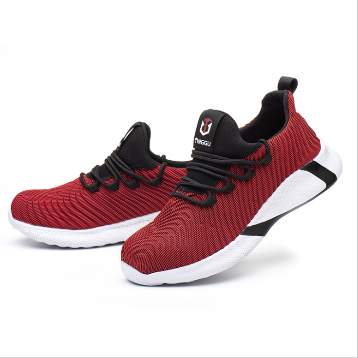 Men Breathable Non-slip Industrial Sneakers Male