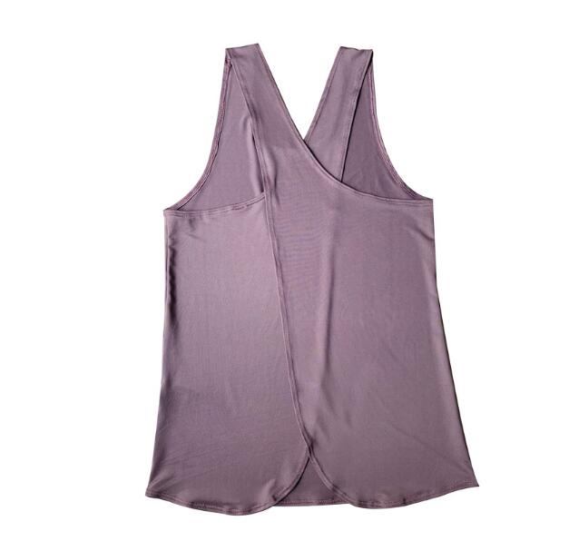 Milk Silk Sleeveless Shawl Sling Top Nude Color Fitness Sports Body Ladies Vest