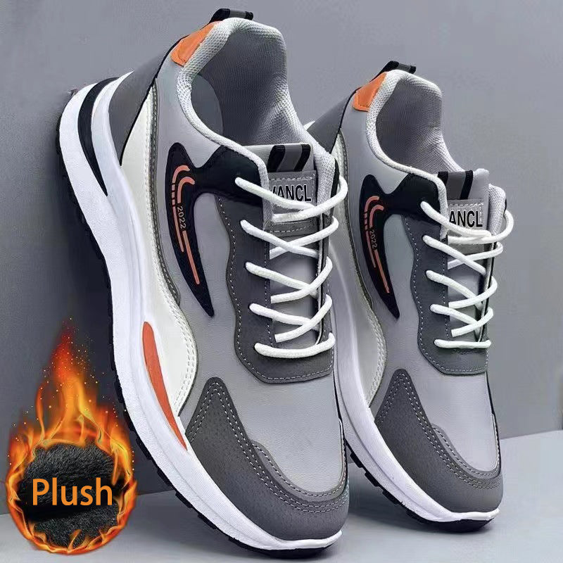 New Large Men's Shoes Sports Casual Shoes Mesh Breathable Shoes Black Men's Shoes