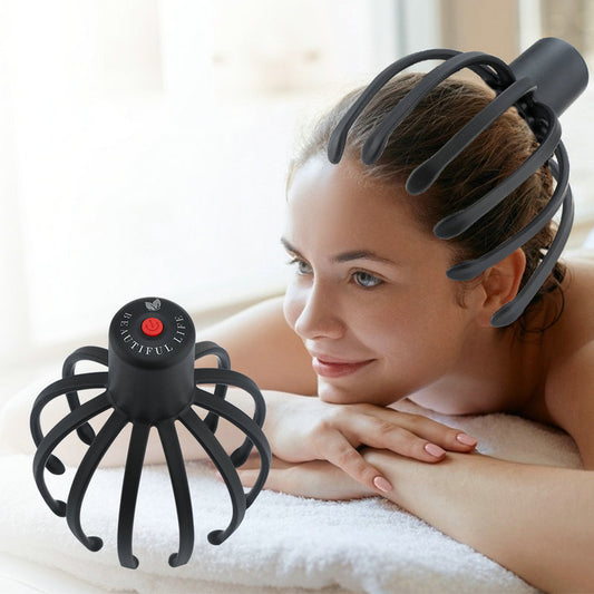 Multi Claw Electric Massager Head Scalp Kneading Massager Eight Claw Fish Electric Head Massage Claw