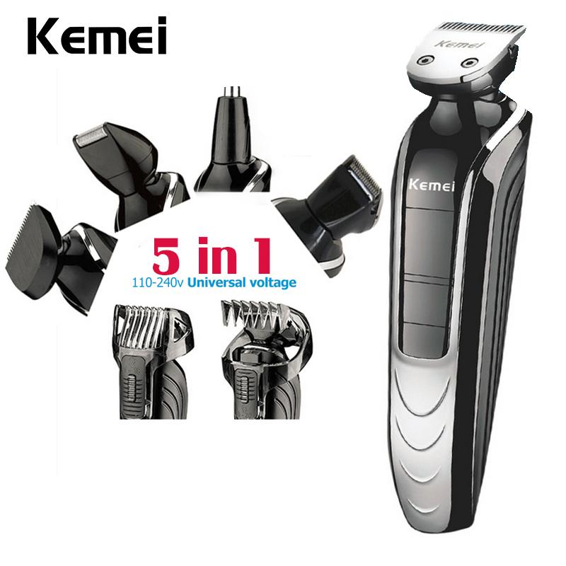 Whole body wash Rechargeable Multifunction Personal Electric Men Hair Clipper Shaver Beard Trimmers Nose Cutting Machine Haircut