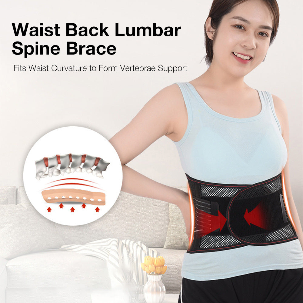 Summer Waist Support Breathable Waist Belt Lumbar Muscle Strain Lumbar Protrusion Fixed Light Belt