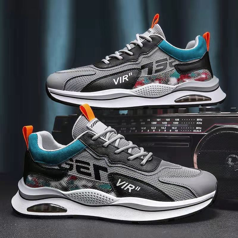 New Men's Shoes Summer Breathable Thin Mesh Casual Running Sports Shoes