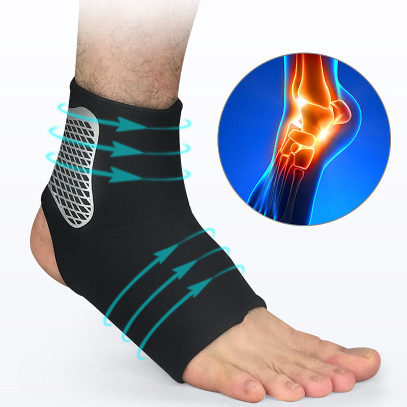 1pcs Ankle Support Compression Strap Achilles Tendon Brace Sprain Protect Ankle Brace Support Pad Adjustable Ankle Protector Football