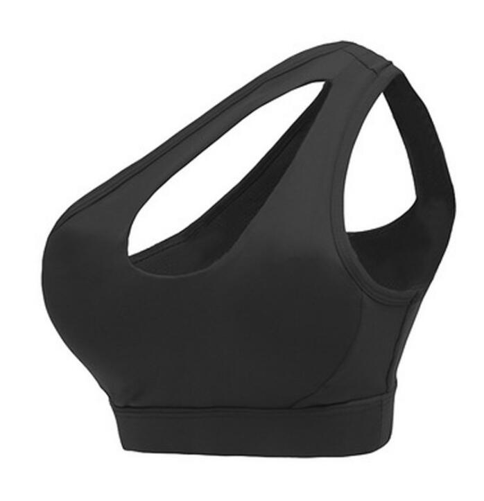 Mermaid Curve New Women's High Impact Personality oblique shoulder strap Sports Bra Women running fitness Bra Top