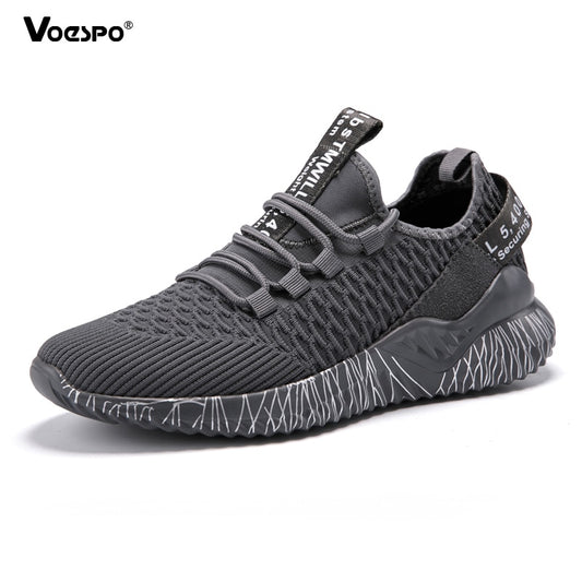 Non-Slip Unisex Light Breathable Running Shoes Wear-resistant Lace-Up Sport Shoes Mans Fashion Sneakers