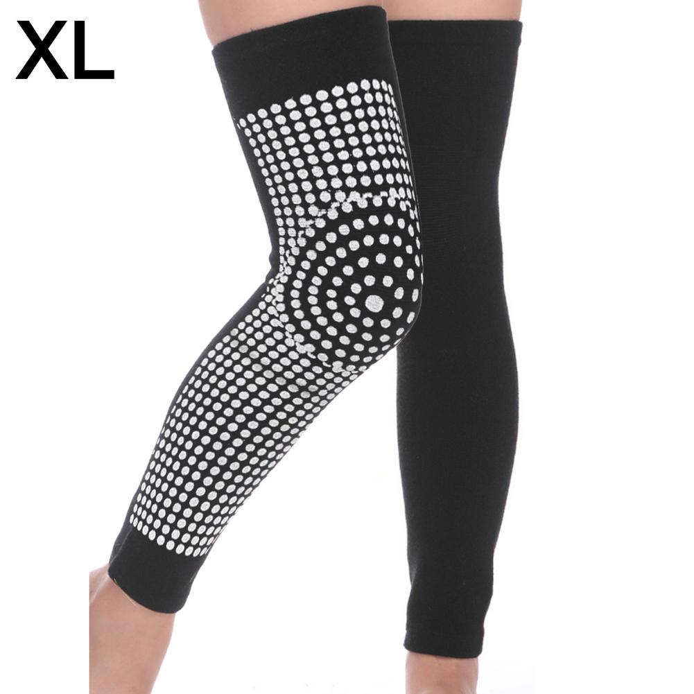 1 Pair Dot Matrix Self Heating Knee Pads Brace Sports Kneepad Tourmaline Knee Support