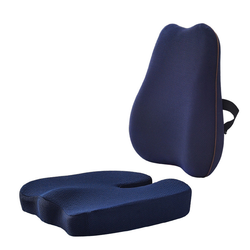 Summer Office Cushion Lumbar Back Support One Set Of Sedentary Gods Memory Foam Seat Cushion Chair Pad