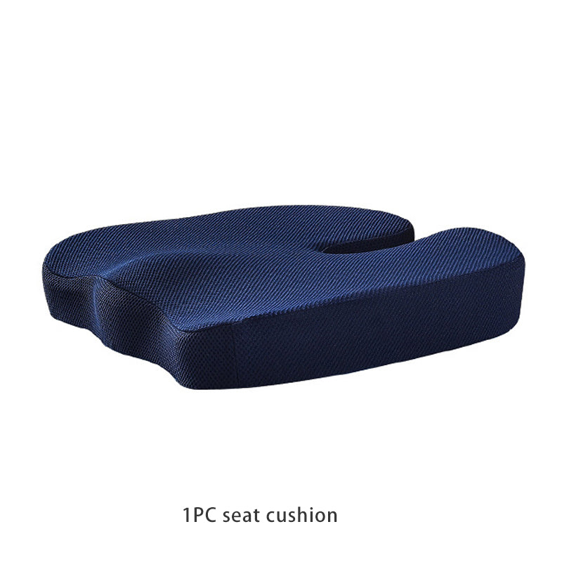 Summer Office Cushion Lumbar Back Support One Set Of Sedentary Gods Memory Foam Seat Cushion Chair Pad