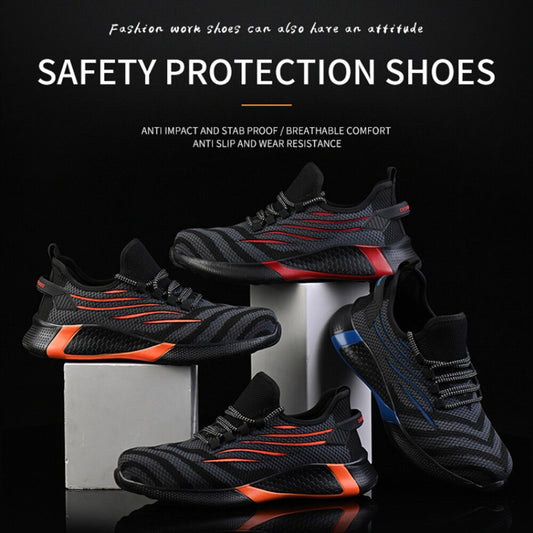 Unisex Safety Shoes Women Steel Toe Shoes Men Work Sneakers Safety Shoes Men Lightweight Work Boots Indestructible Work Shoes 48