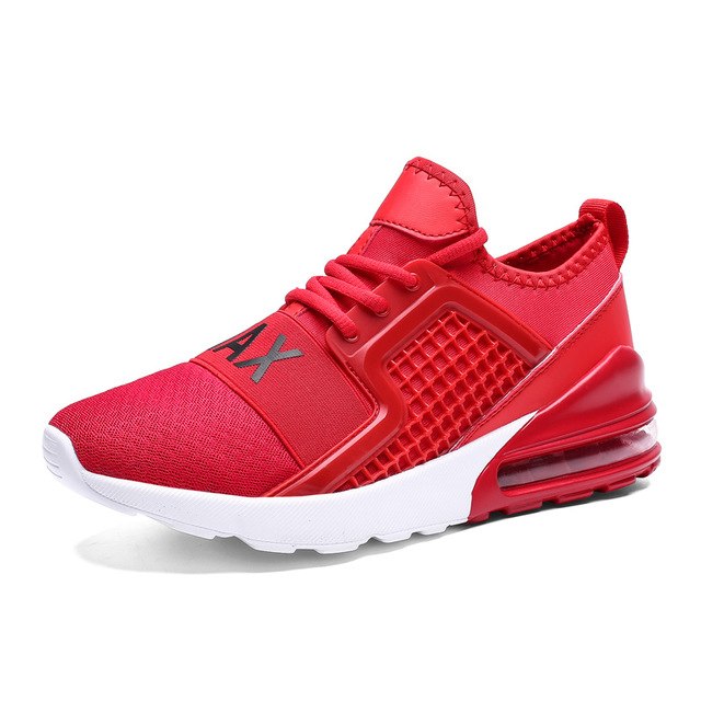 Sports Shoes Men Red Army Green Breathable Air Cushion Jogging Shoes Adult Athletic Outdoor Sneakers Men