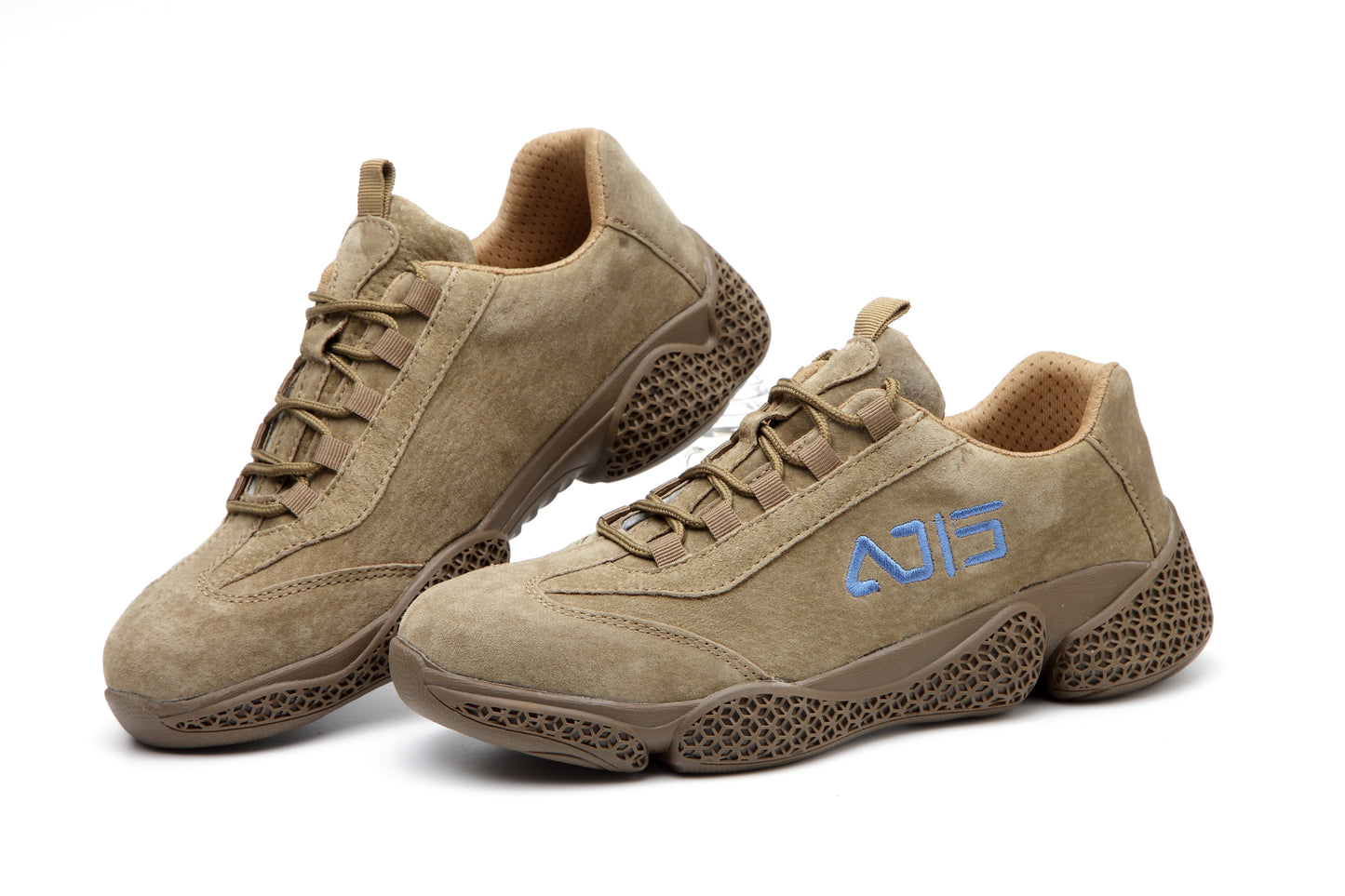 Safety Shoes Anti-Smash Anti-Puncture Breathable Suede Welding Work Shoes