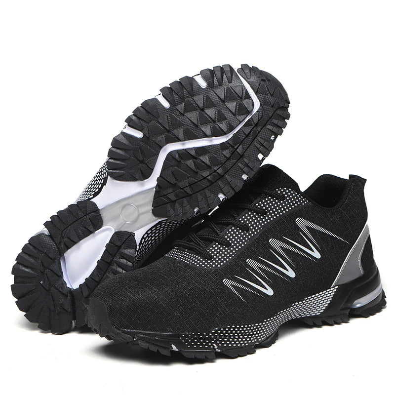 Steel Toe Construction Work Shoes Fashion Men Women Ultralight Mesh Industial Safety shoes